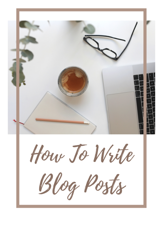 write blog post