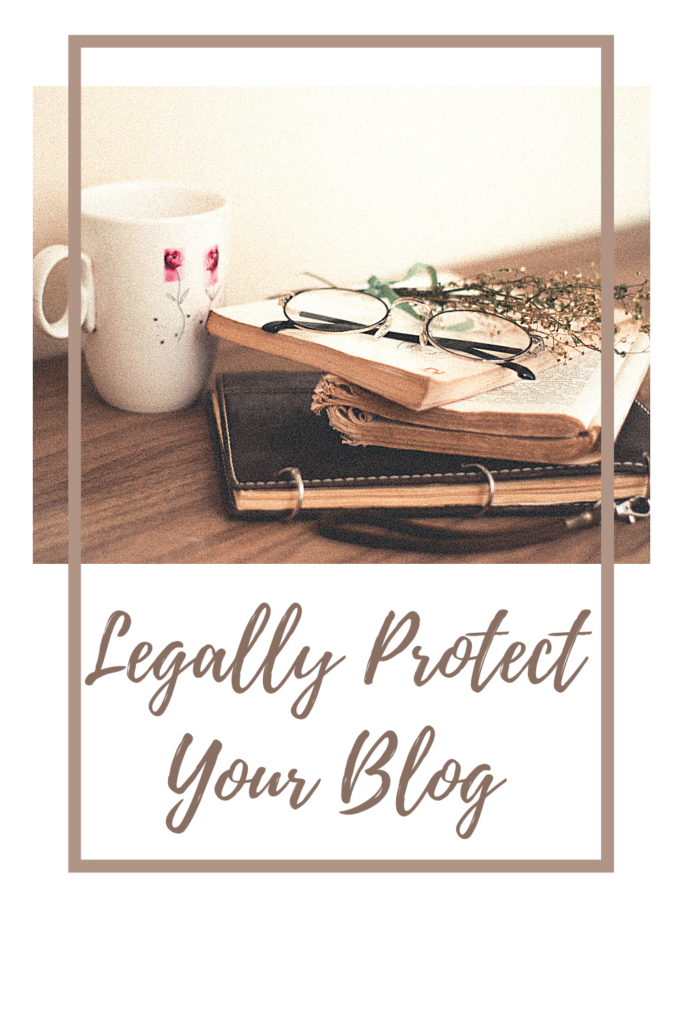 legally protect blog